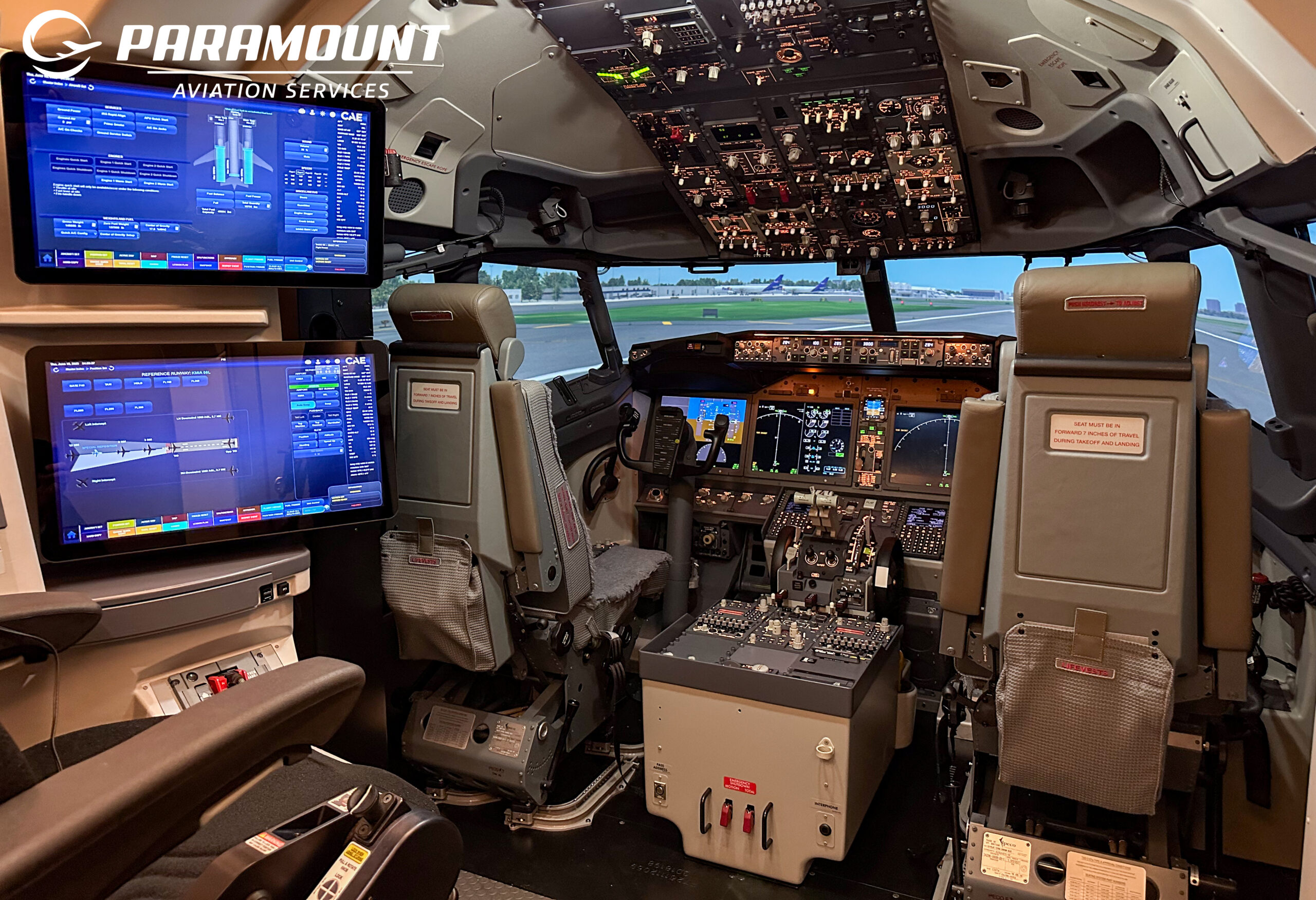 Paramount Aviation Services Miami New Boeing Max Flight Simulator