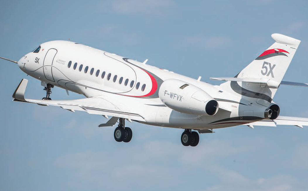 FALCON 5X TAKES FLIGHT