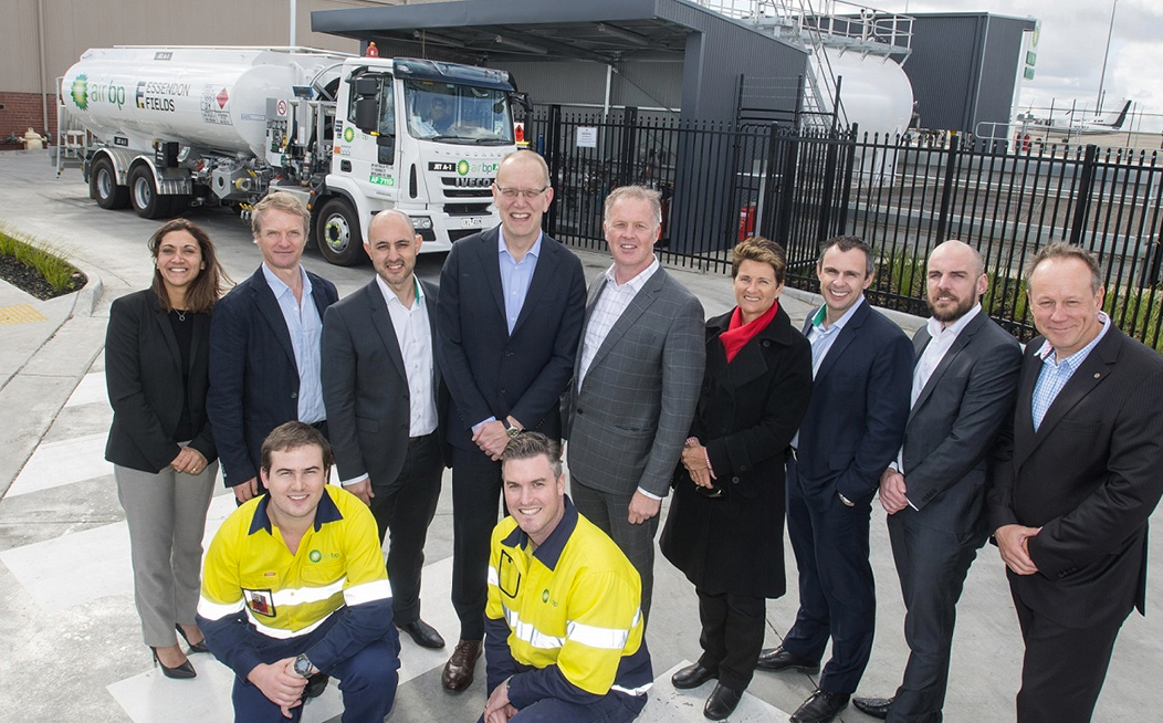 New Air BP aviation fuel depot for Essendon airport.