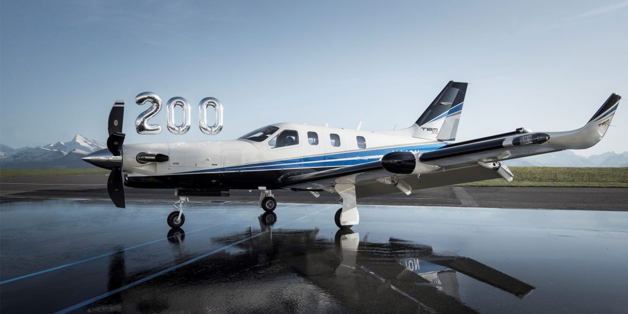Daher rolls-out the 200th TBM 900-series very fast turboprop aircraft