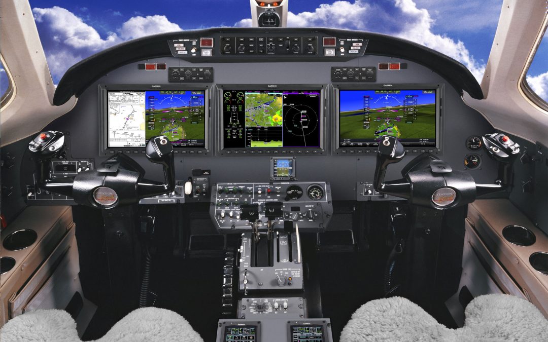 Garmin approaches first flight of the G5000 integrated flight deck in the Citation Excel/XLS