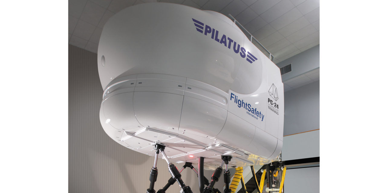 Training for the new Pilatus PC-24 underway at FlightSafety’s learning center in Dallas