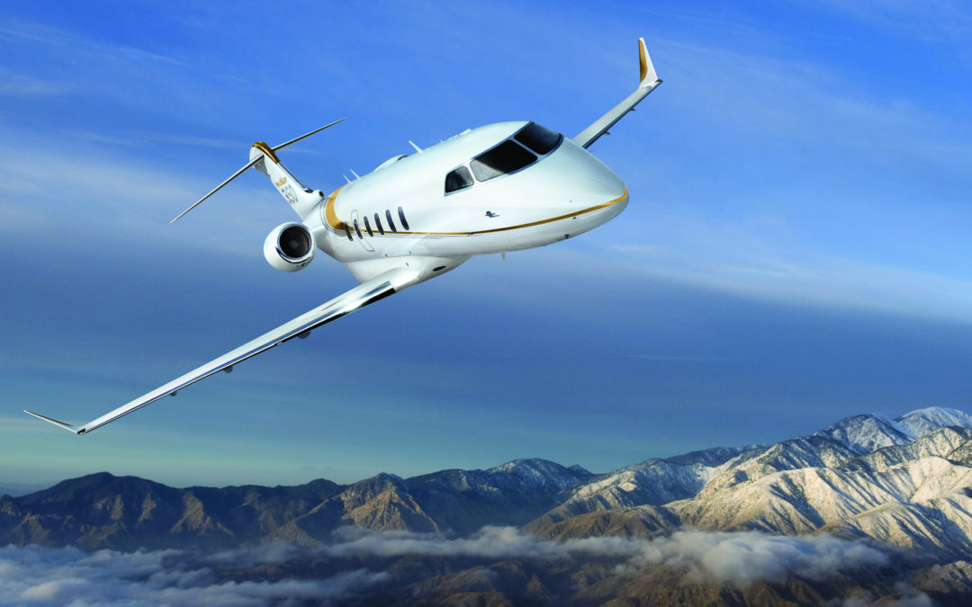 The Challenger 350 certified for steep approaches