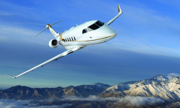 The Challenger 350 certified for steep approaches