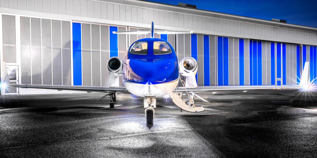 The first Central European HondaJet available for charter in Warsaw