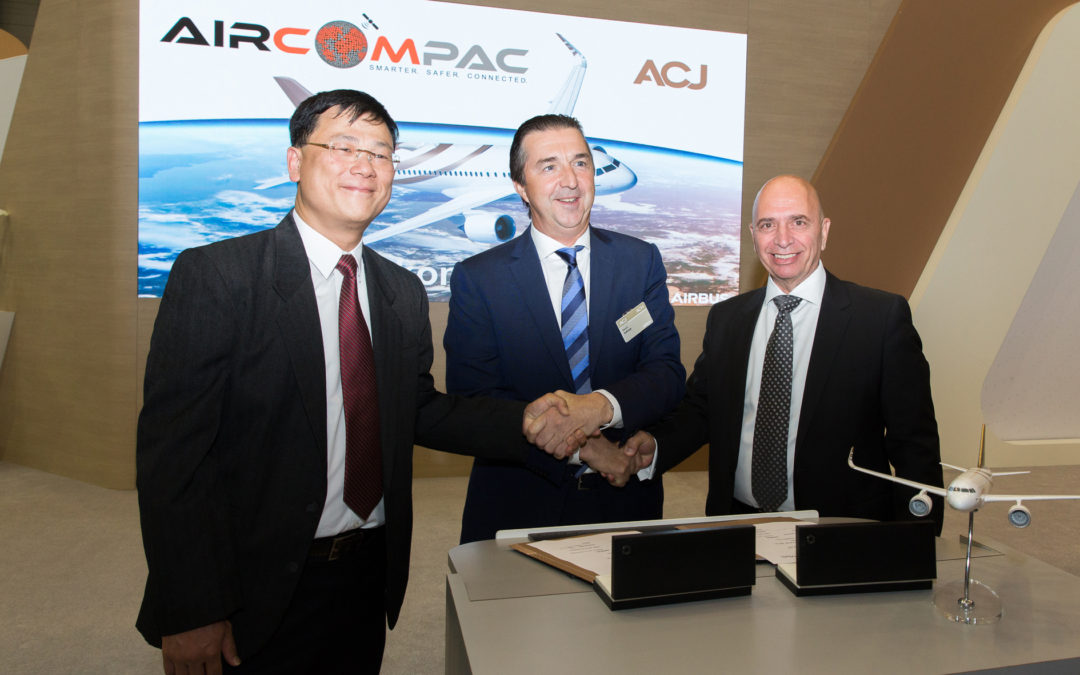 Aircom Pacific Inc. partners with Airbus ACJ to develop an innovative Ka-Band solution