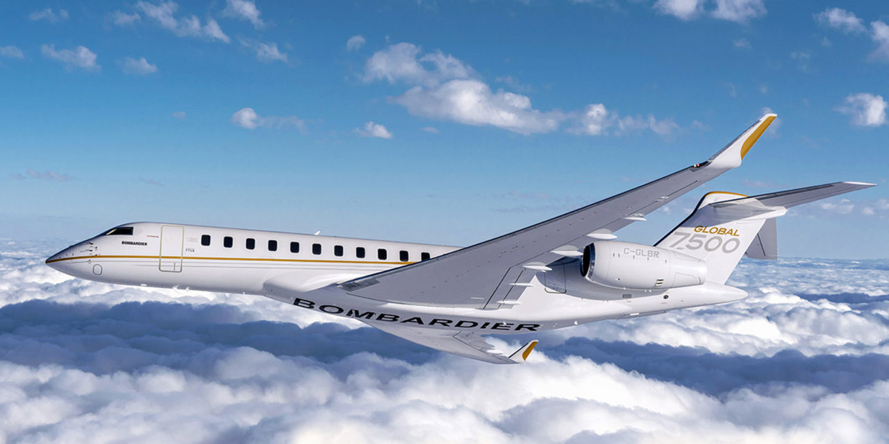 Bombardier Global 7500 aircraft mock-up continues successful worldwide tour with stop in Olbia, Italy