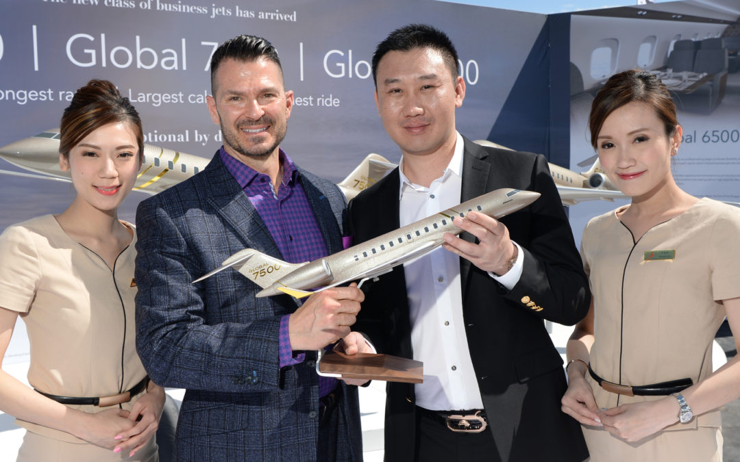 Bombardier signs letter of intent with HK Bellawings Jet Limited for up to 18 Global 6500 and Global 7500 aircraft