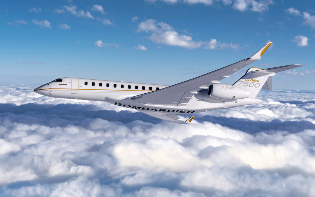 Bombardier elevates the name of its flagship business jet to the Global 7500 aircraft as performance continues to exceed expectations