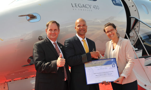 Embraer Legacy 450 sets transatlantic speed record between the United States and Europe