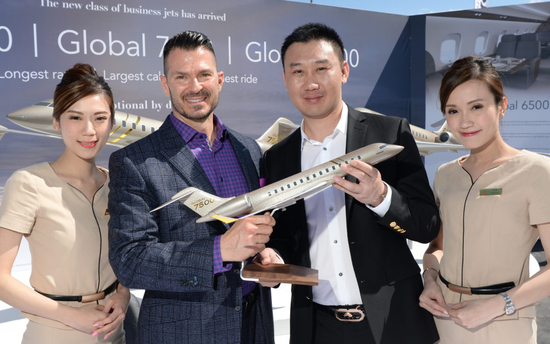 Bombardier signs a letter of intent with HK Bellawings Jet Limited for 18 jets