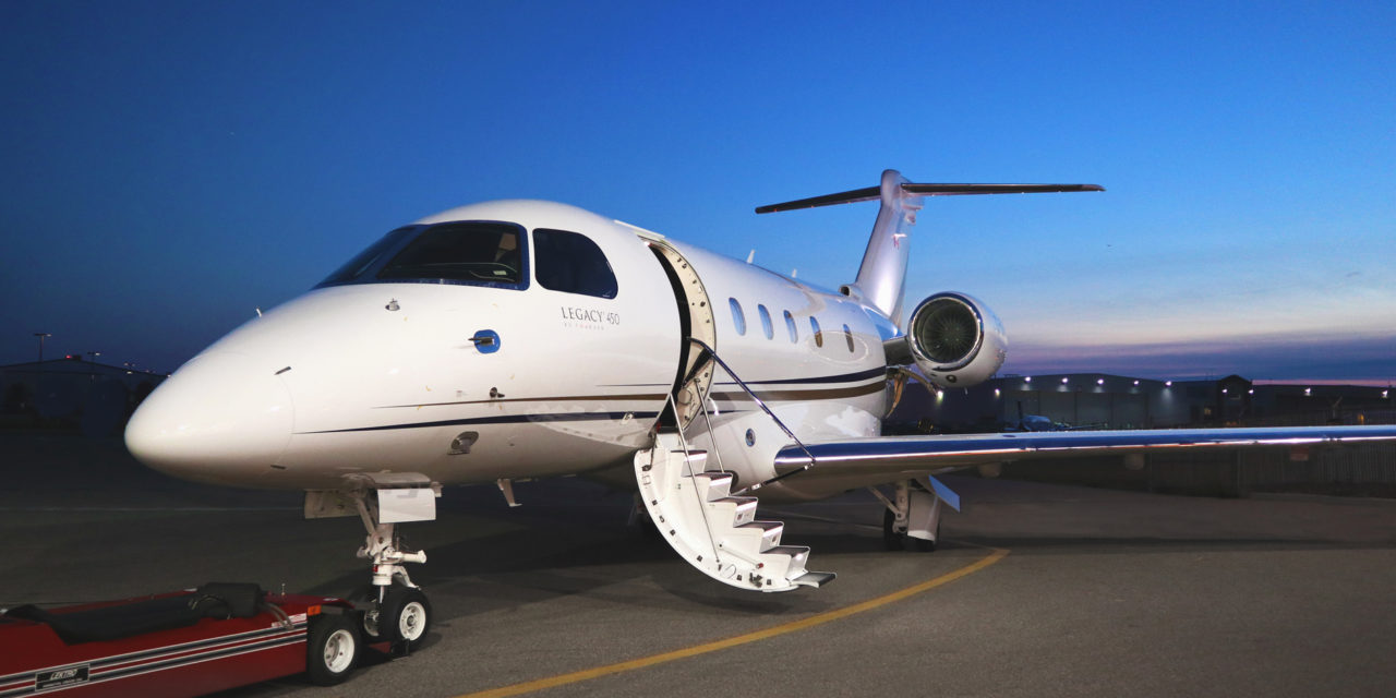 Embraer delivers the fifth Legacy 450 to AirSprint