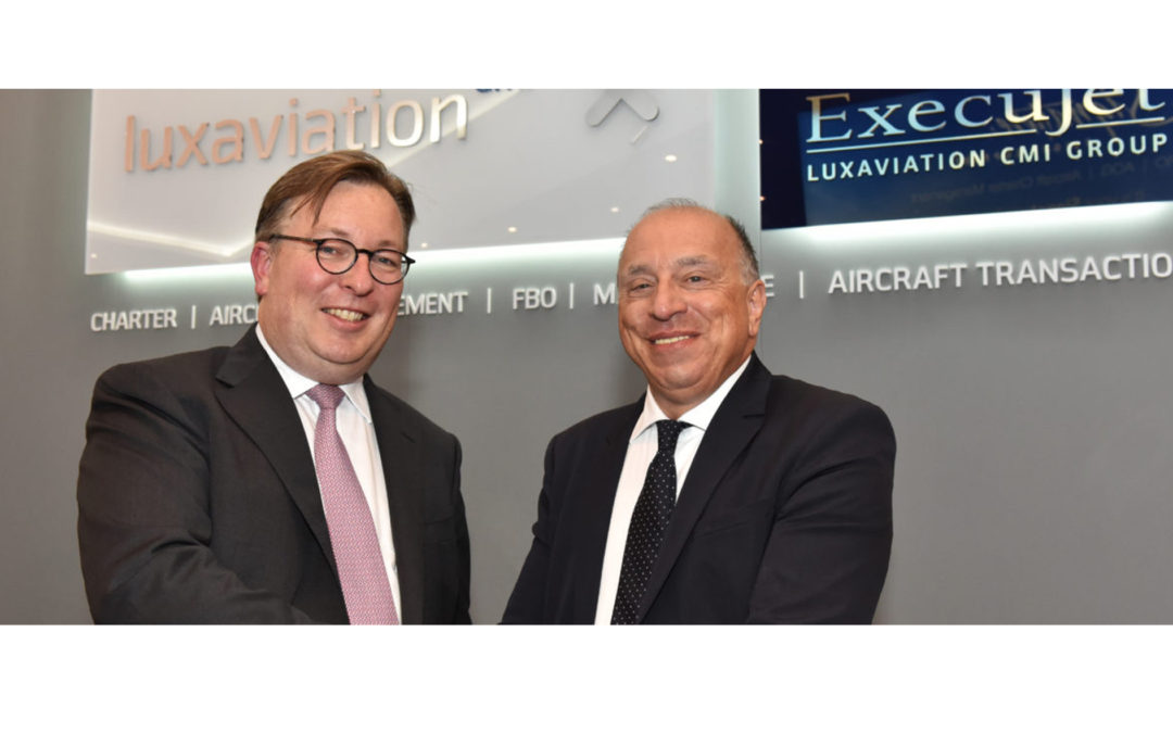 Luxaviation celebrates partnership with Colombo on the occasion of its new office opening in Lugano