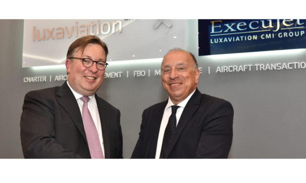 Luxaviation celebrates partnership with Colombo on the occasion of its new office opening in Lugano