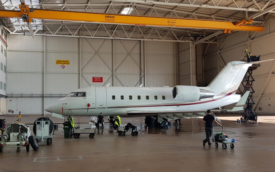 Nomad Technics completes first 6 & 12 month maintenance on a Challenger 604