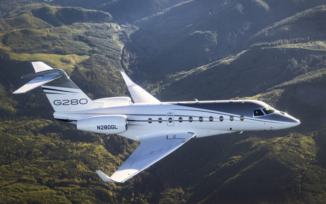 Gulfstream G280 sets city-pair record on renewable fuel