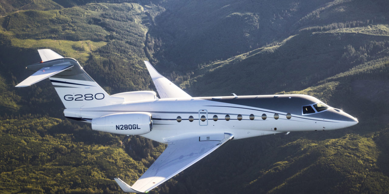 Gulfstream G280 sets city-pair record on renewable fuel