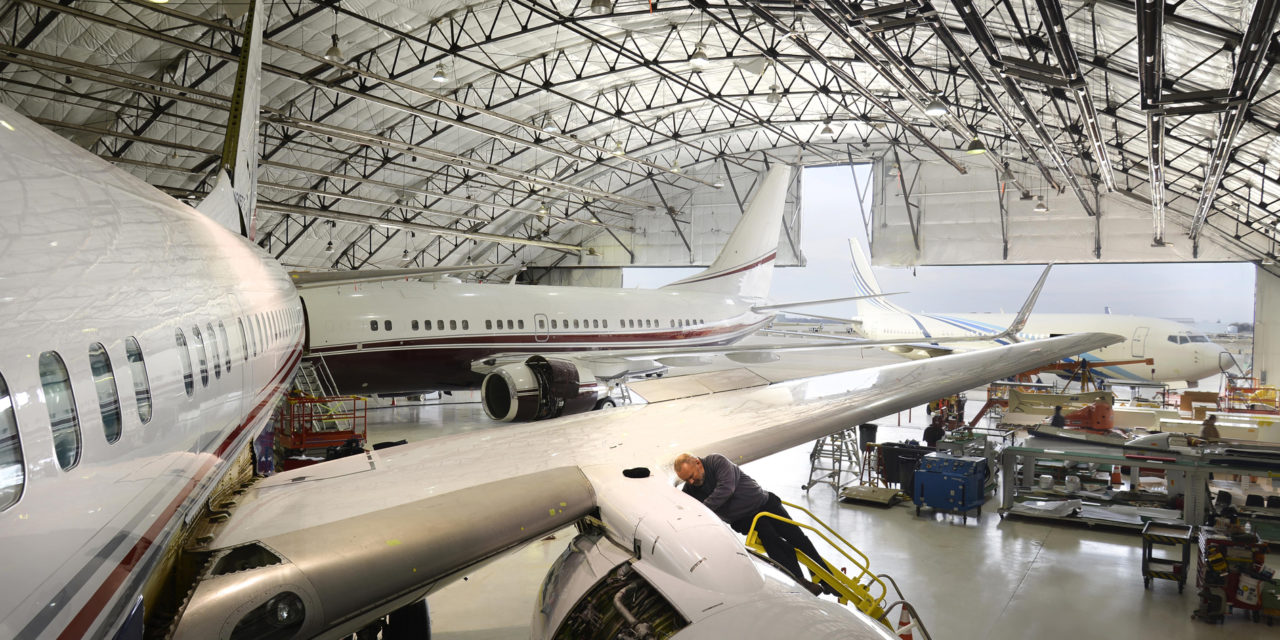 Comlux Maintenance Services raise the bar on large VIP aircraft