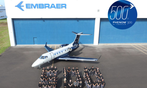Embraer delivers the 500th Phenom 300 series aircraft, the most successful business jet of the decade