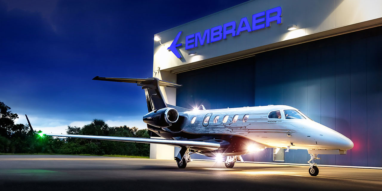 The Phenom 300, the world’s most-delivered light-weight business jet