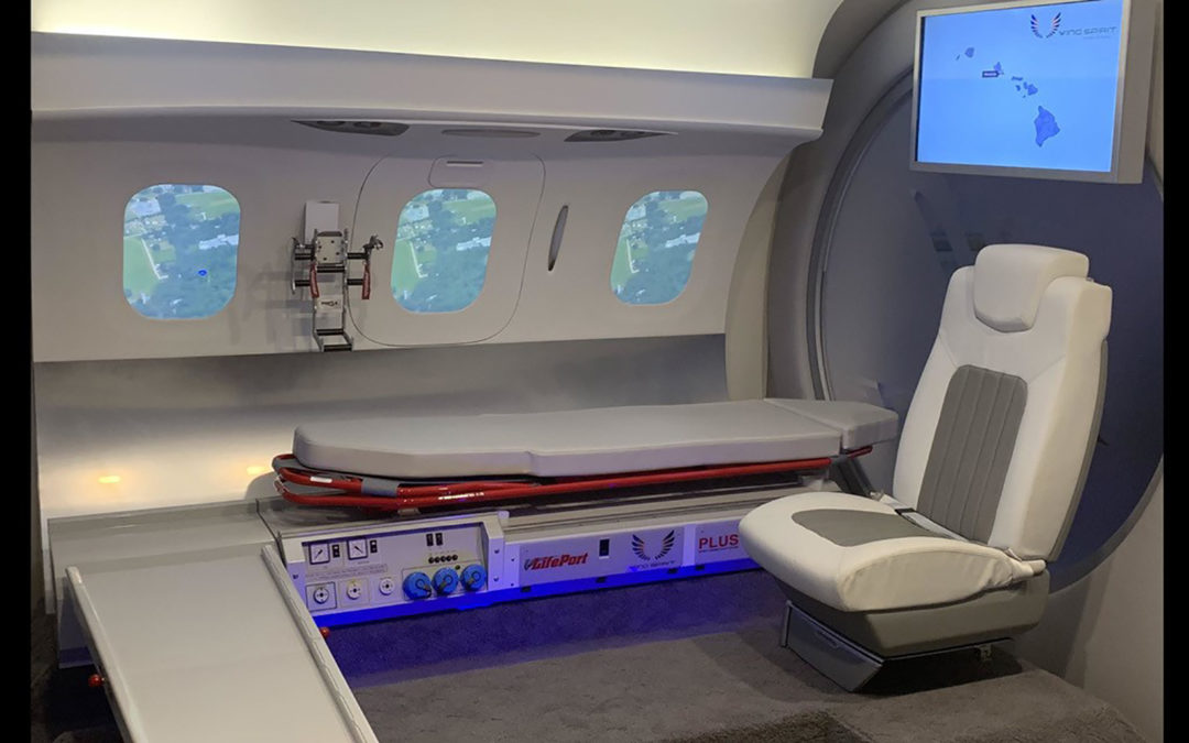 First Medevac configuration on HondaJet Elite