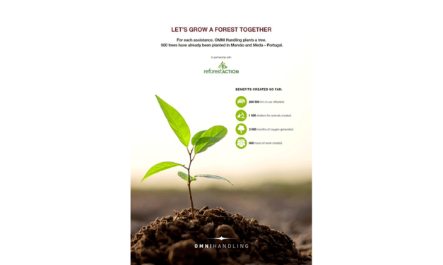 Omni Handling announces its partnership with Reforest’Action