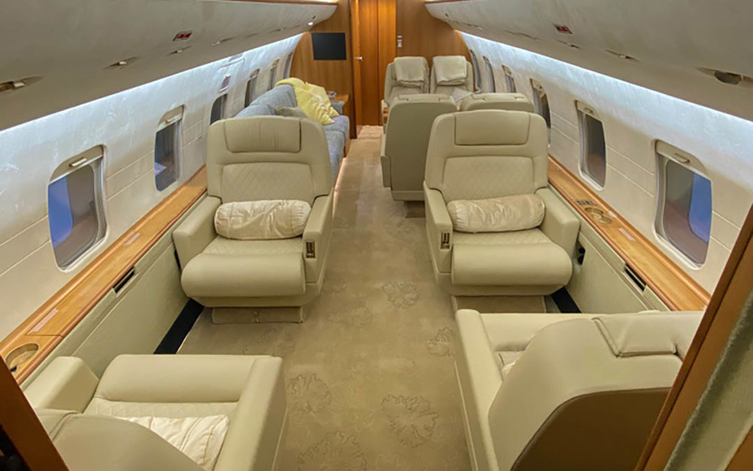 RUAG International integrates ADS-B Out and cabin interior modifications on Bombardier Challenger 604