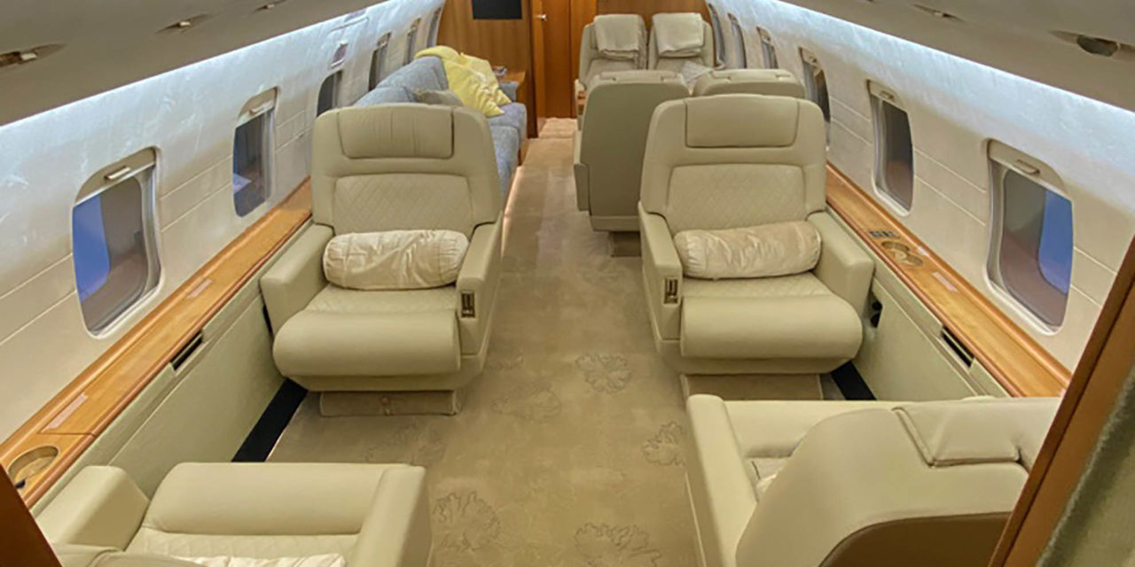 RUAG International integrates ADS-B Out and cabin interior modifications on Bombardier Challenger 604
