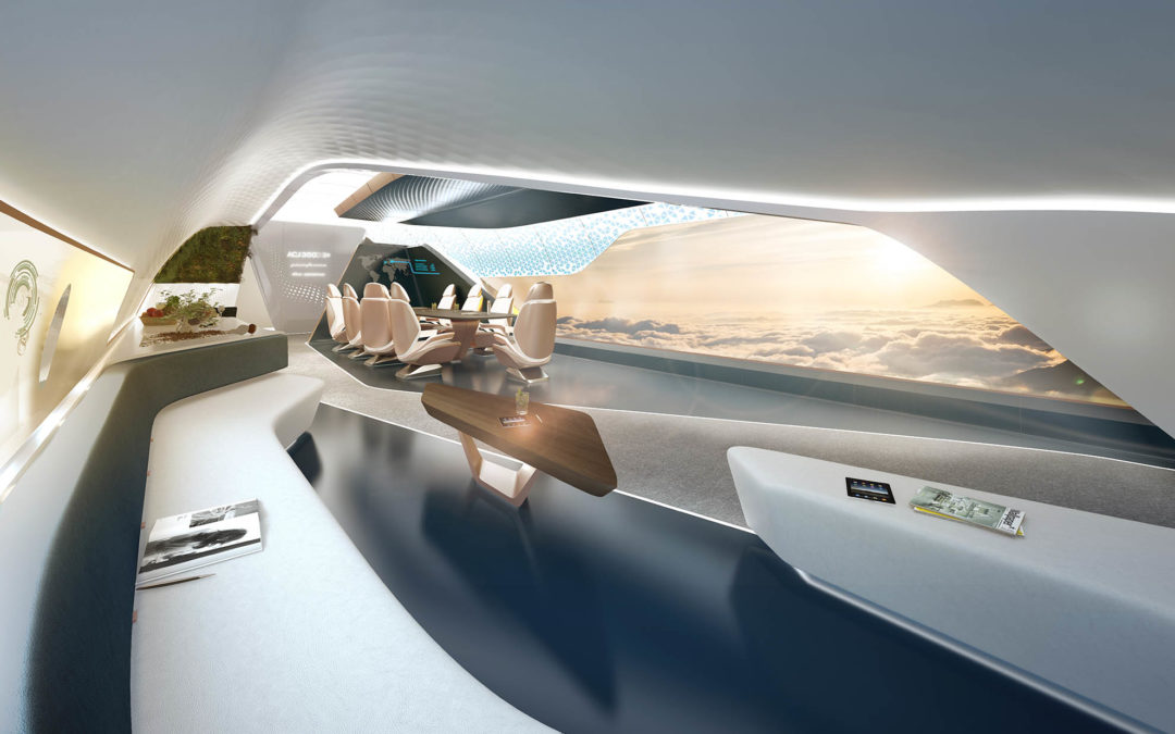 Seamless flow: the ACJ350XWB cabin concept