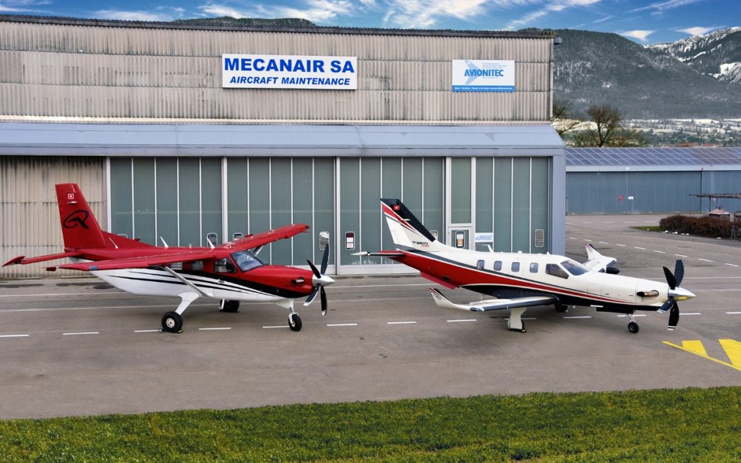 Daher expands its global support network with MecanAir’s designation as a dual Kodiak and TBM aircraft service center in Switzerland