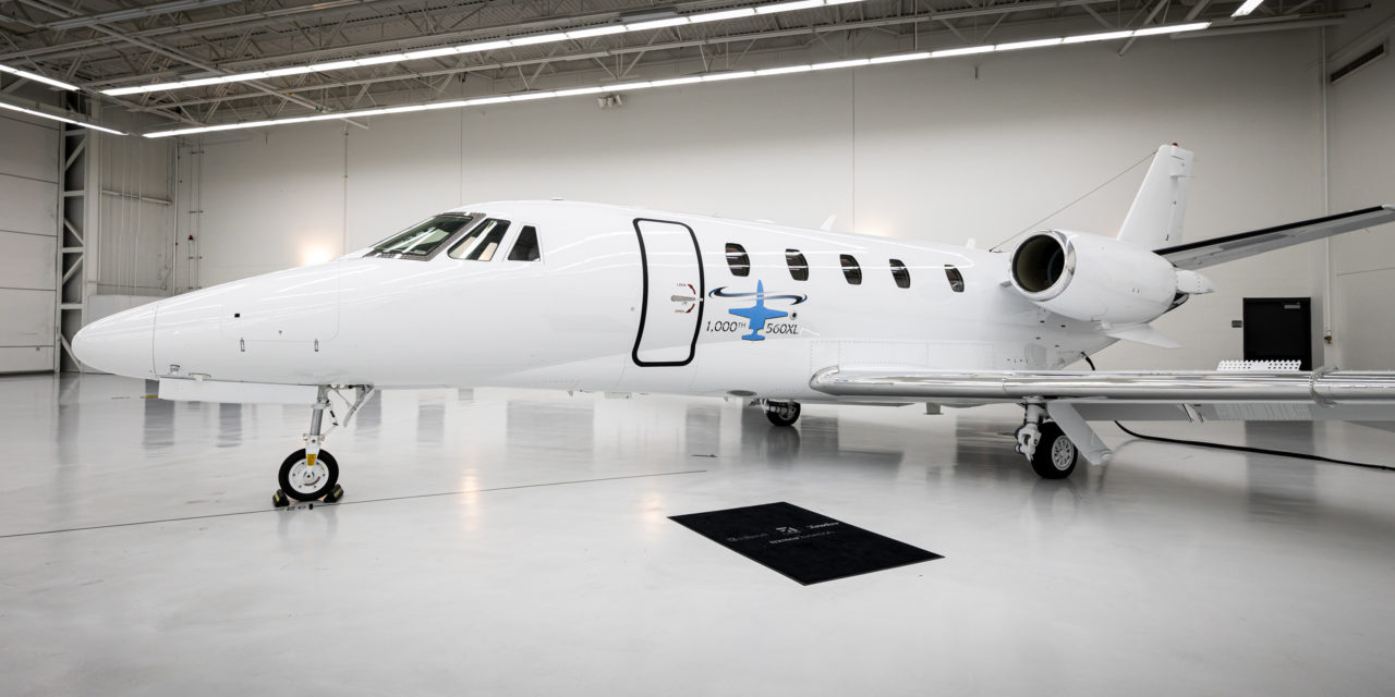 Textron Aviation celebrates 1,000 deliveries of the best-selling Cessna Citation 560XL series