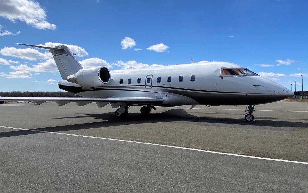 Flying Colours Corp. installing its first Ka-band system on a Bombardier Challenger 604