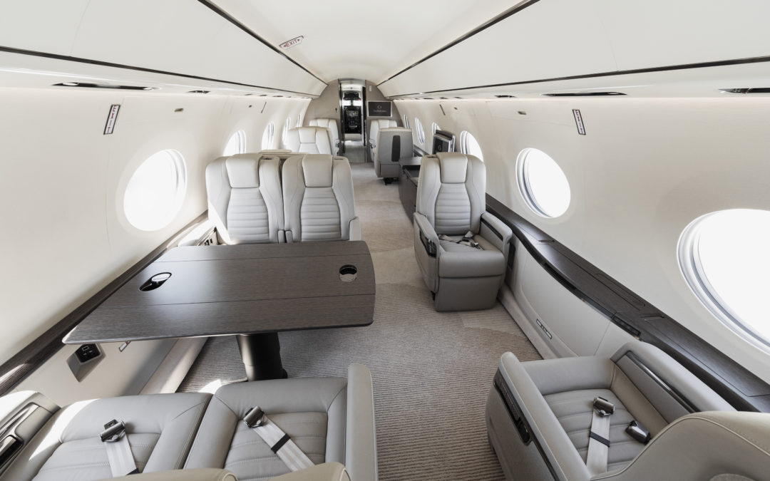 GULFSTREAM FLIES FIRST FULLY OUTFITTED G700