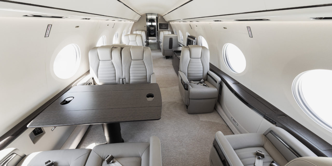 GULFSTREAM FLIES FIRST FULLY OUTFITTED G700