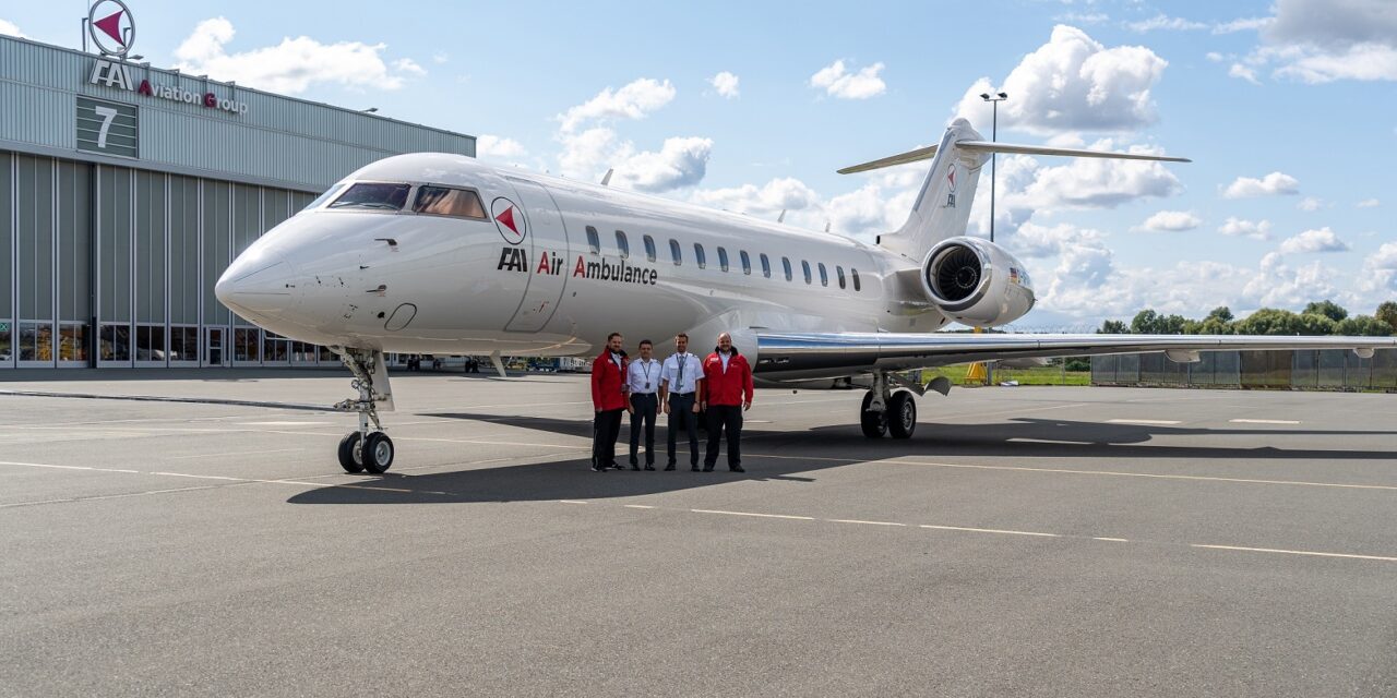 FAI dedicates Global Express to ultra-long-range air ambulance operations