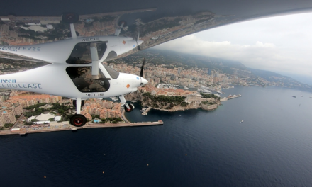 A world first : H.S.H Prince Albert II of Monaco flies electric