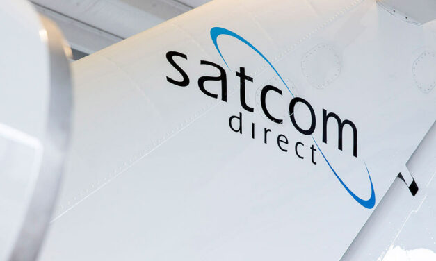 Satcom Direct Plane Simple Antenna System takes off