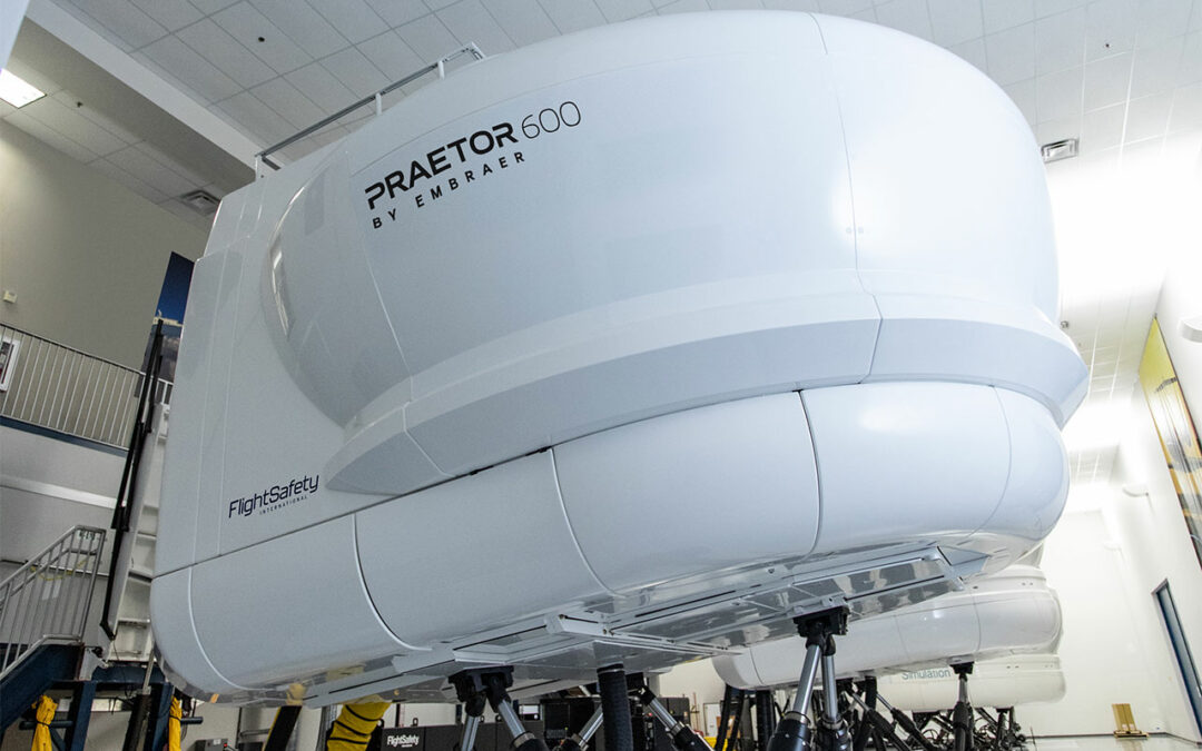 NBAA 2022 : Embraer and FlightSafety International announce new simulator for Praetor Jets