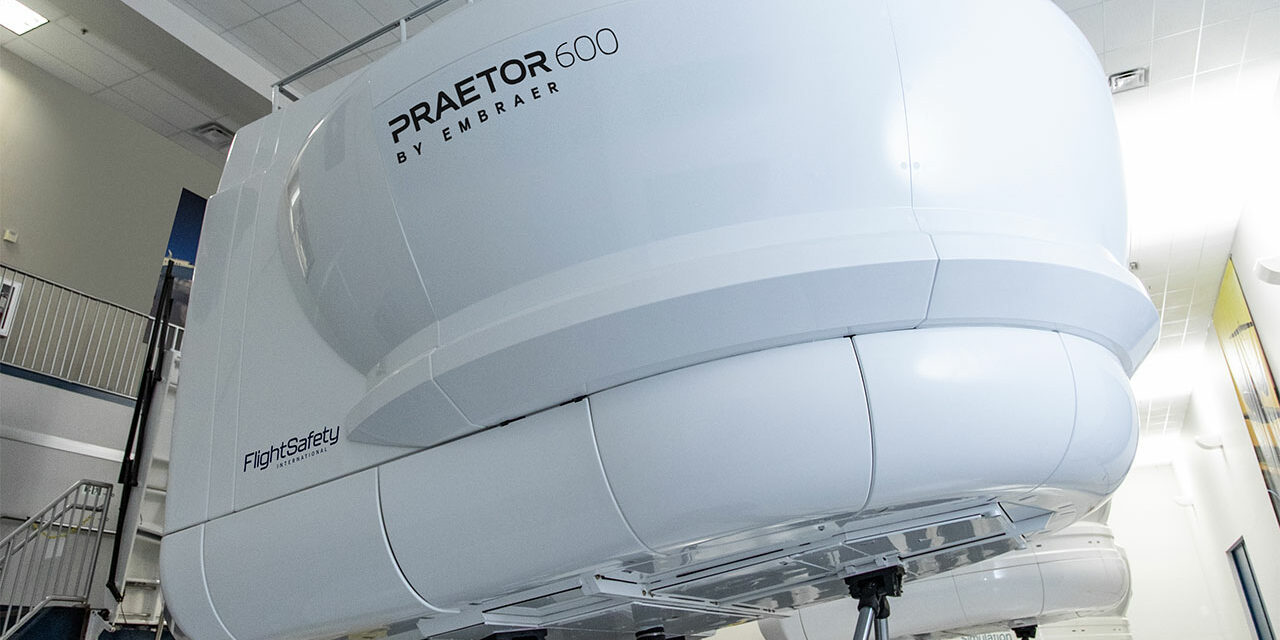 NBAA 2022 : Embraer and FlightSafety International announce new simulator for Praetor Jets