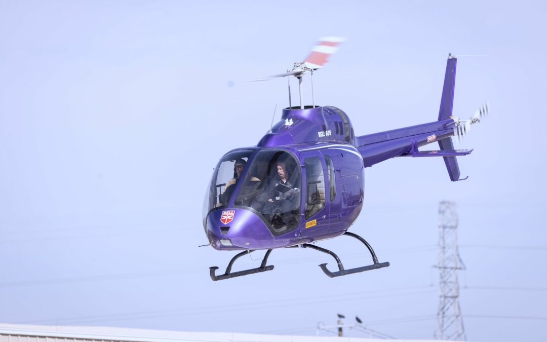 Bell 505’s first flight on Neste 100% SAF