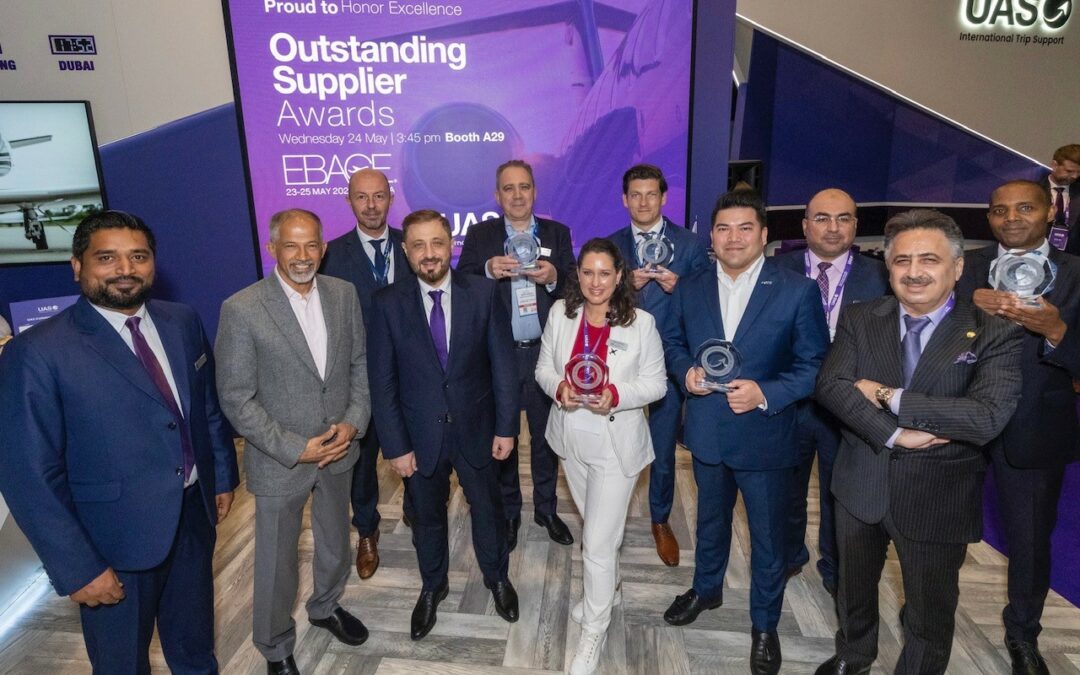 UAS Celebrates Outstanding Global Suppliers at EBACE 2023