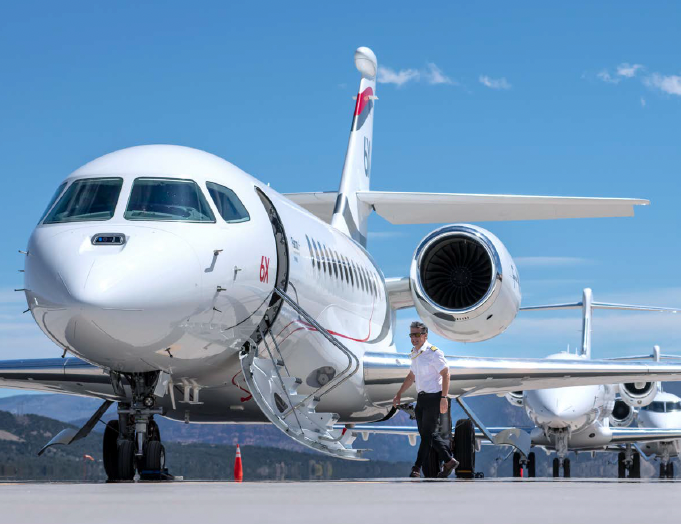 Falcon 6X : Certified for entry into service
