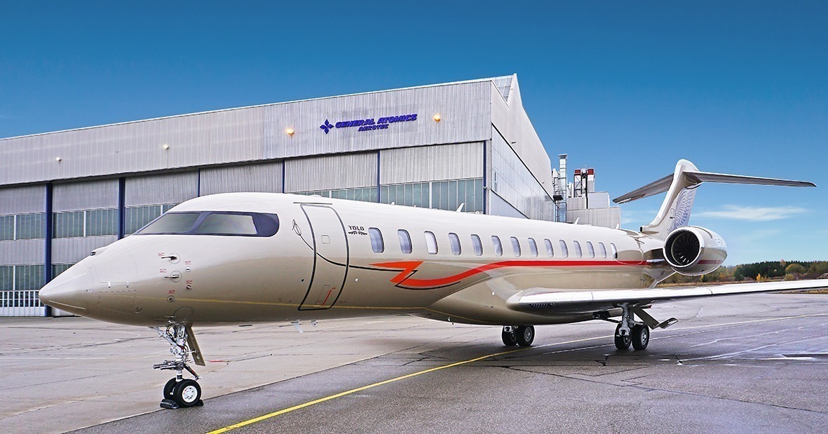General Atomics AeroTec Systems completes paint for Global7500