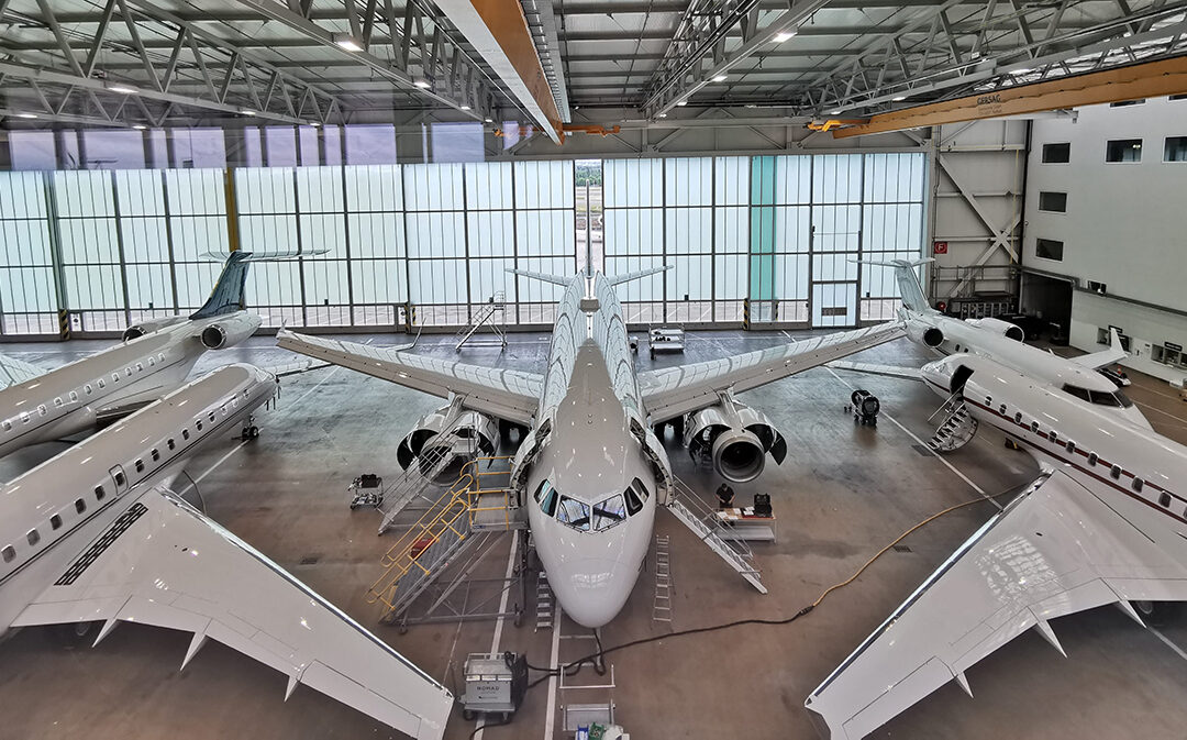 Nomad Technics performs C-check on a Head of State Airbus ACJ320 