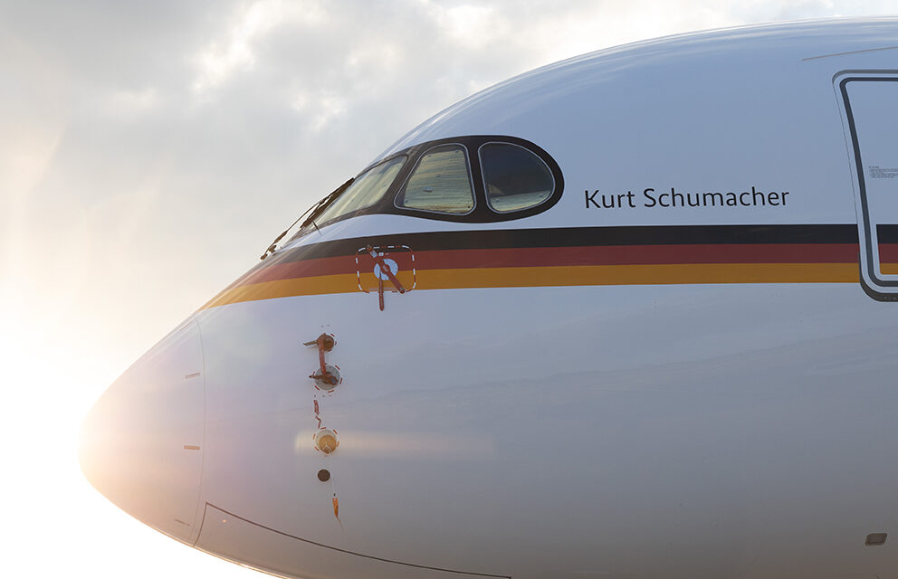 Lufthansa Technik hands over final A350 government aircraft to the German Air Force 