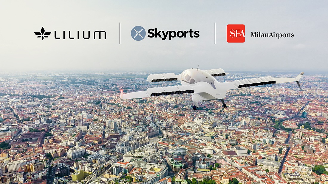 LILIUM, SEA MILAN AIRPORTS AND SKYPORTS TO LAUNCH REGIONAL AIR MOBILITY NETWORK IN NORTHERN ITALY