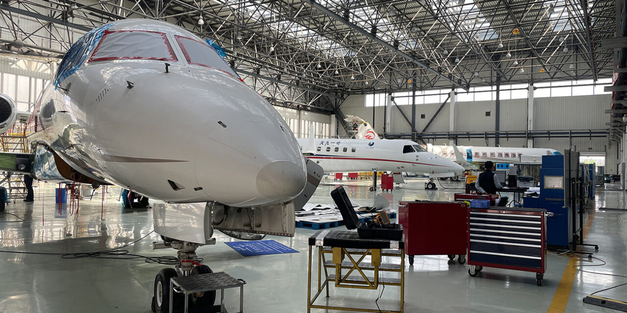 ExecuJet Haite Completes Three 96-Month Inspections Simultaneously on Embraer Legacy Aircraft