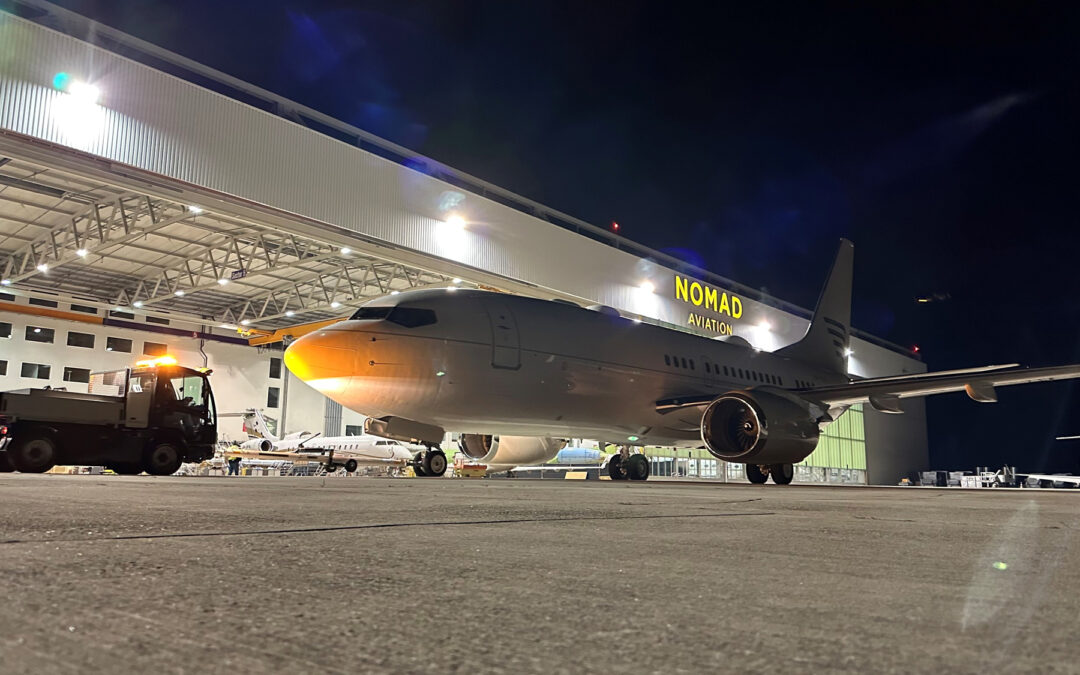 Nomad Technics performs C-check on a Boeing BBJ