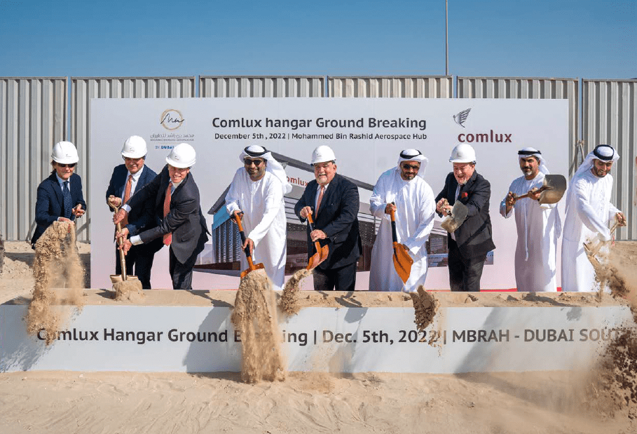 Comlux’s brand new maintenance & service center in Dubai