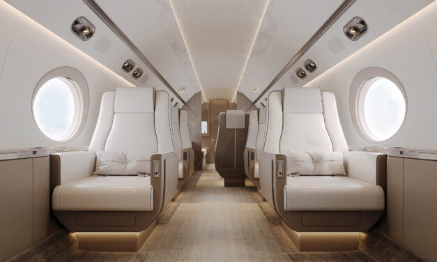 VIP Completions and YODEZEEN’s Gulfstream G550 Interior Refurbishment Project